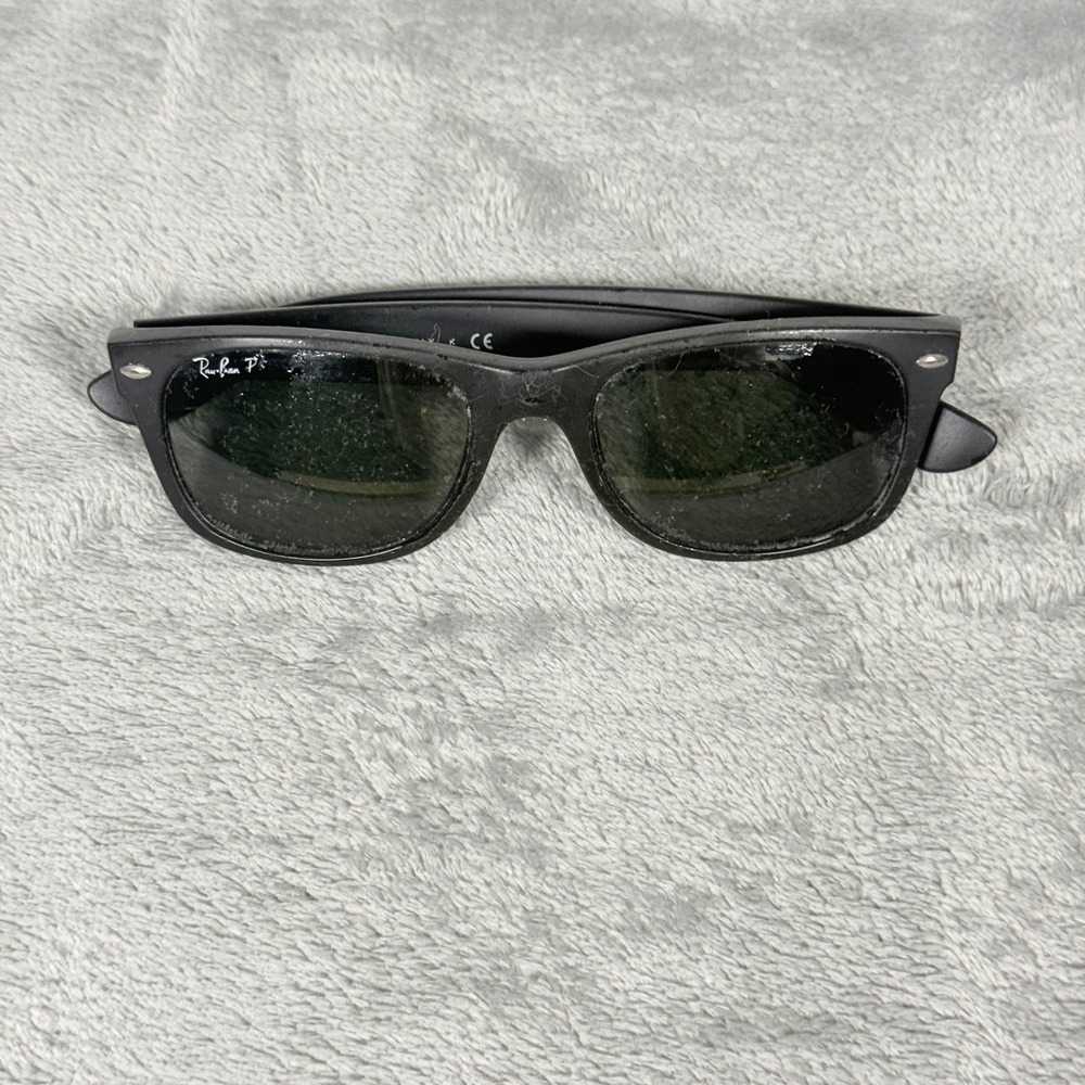 Ray Ban P 52mm New Wayfarer Sunglasses RB 2132 622 Black